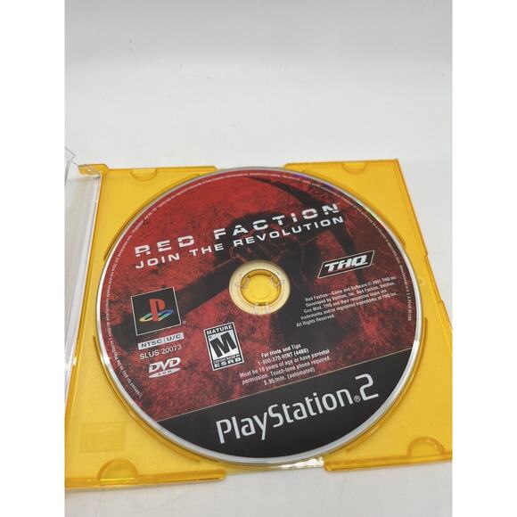 Red Faction for Playstation 2 PS2 by THQ **Disc Only** Tested - Picture 3 of 5